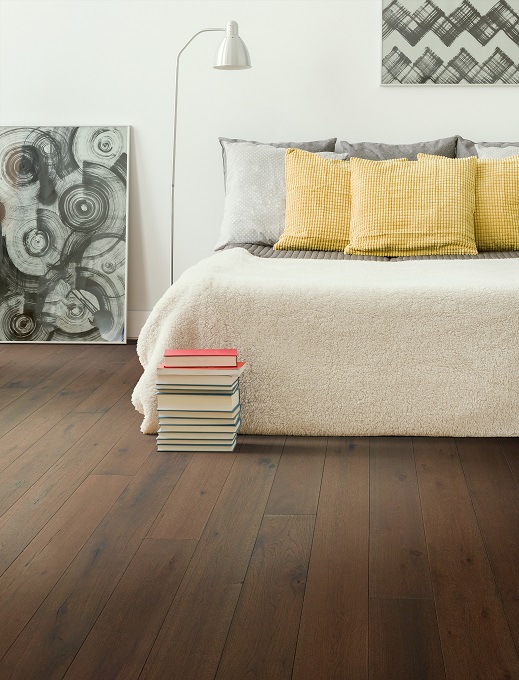 Waterproof hardwood floors in master bedroom