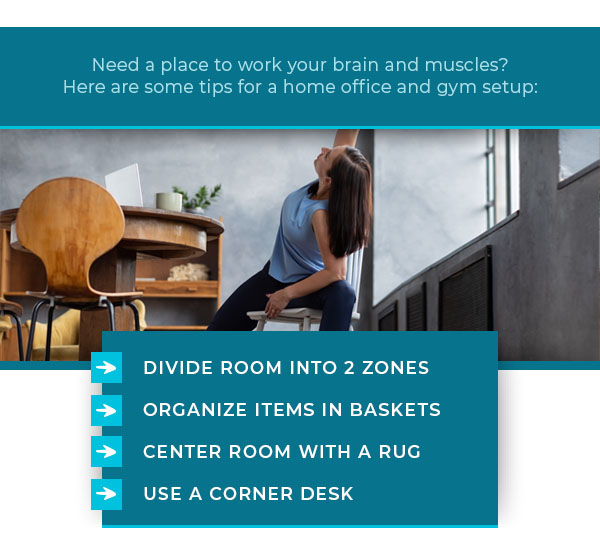 home office gym setup tips