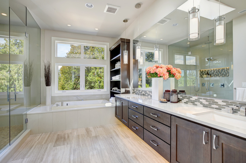 Floating LVT flooring in a bath?