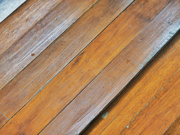 ruined wooden floor