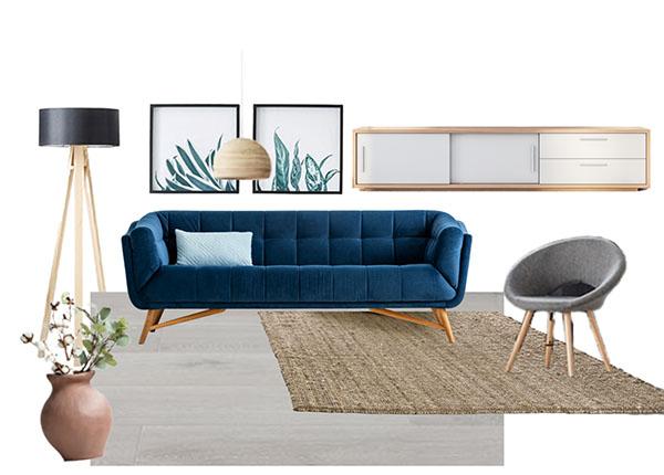 living room collage