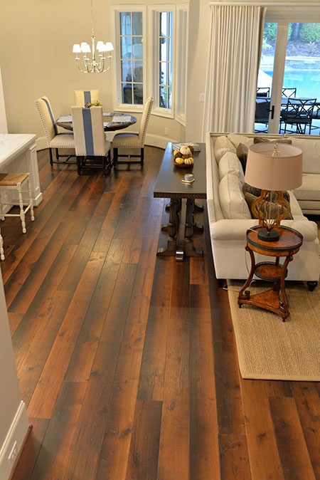 Hearthwood Hardwood Flooring in living room