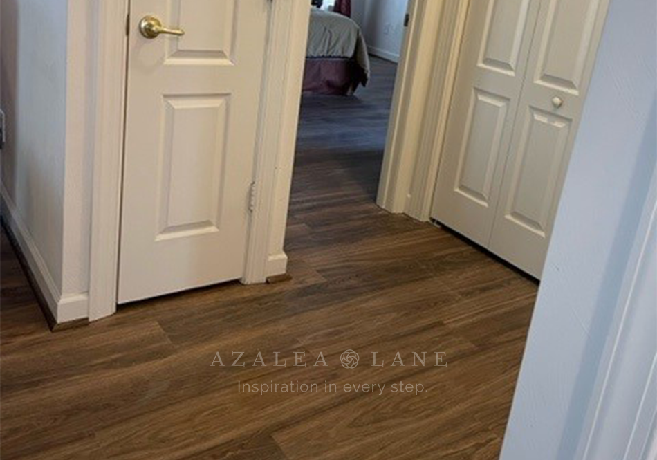 Azalea Lane Waterproof Luxury Vinyl Sequoia in family game room