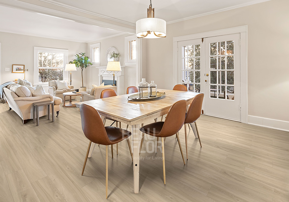 Beauflor, Innovious Perceptions, Honor Elm in dining room