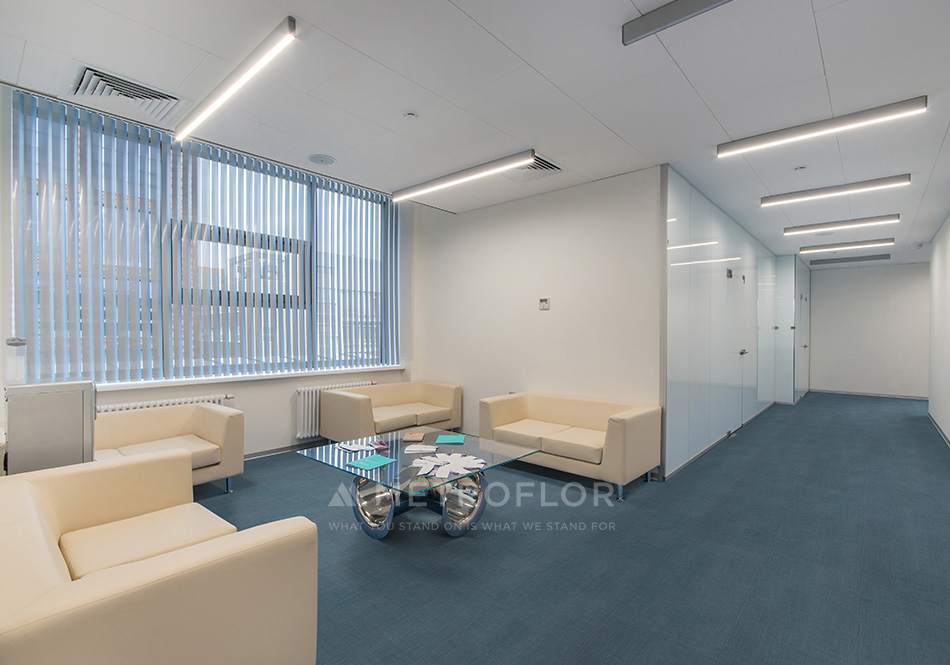 Metroflor, Deja New, Belgium Weave Blue Suede