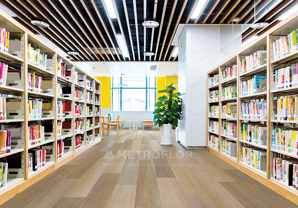 Metroflor, Deja New, Clean Oak Sun Bleached Library
