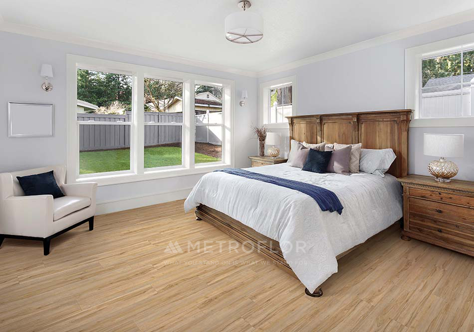 Metroflor, Inception 120, Toasted Maple bedroom