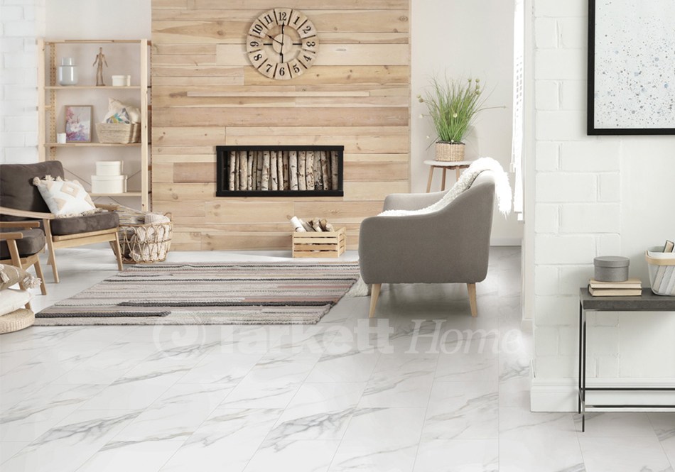 ProGen Stone, Tarkett Home, Calacatta Marble Pearl