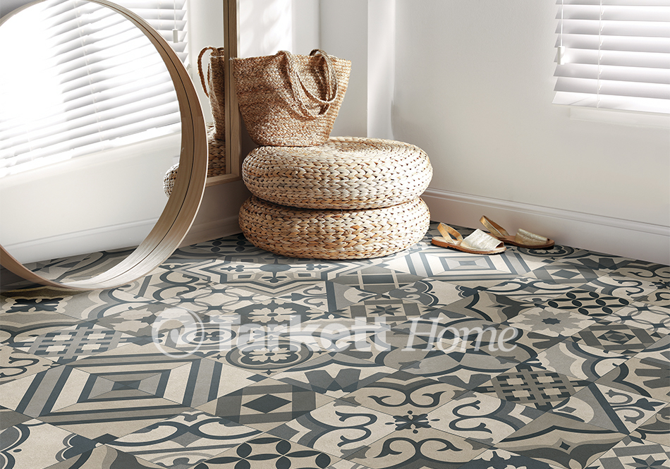 TruTex, Tarkett Home, Encaustic Tile Artizan