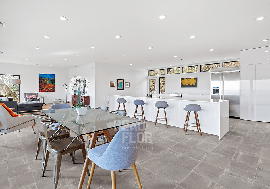 Beauflor, Blacktex HD, Tweed in open concept living area