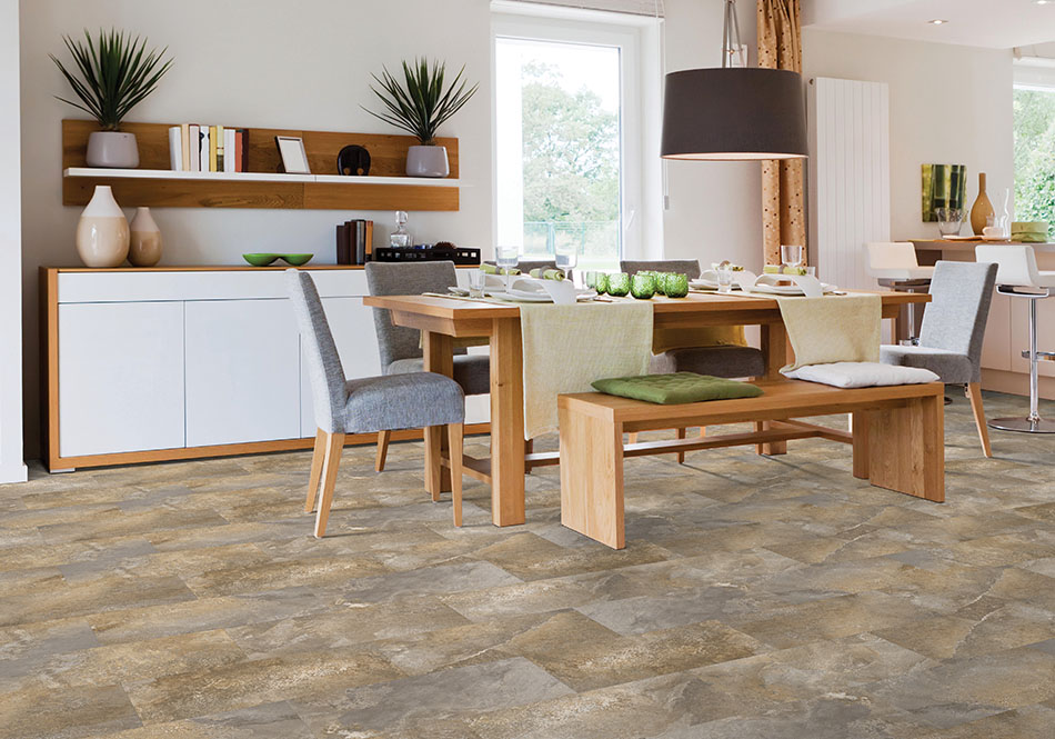 Beauflor, Pure, Newcastle Clay, Dining Room
