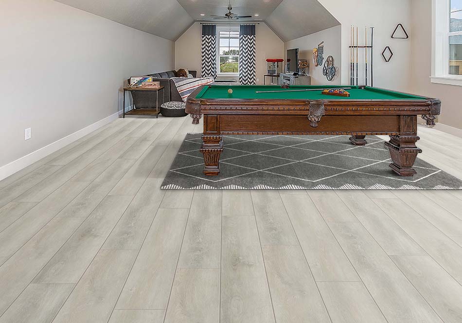 Metroflor, Inception 120, Metropolis game room with pool table